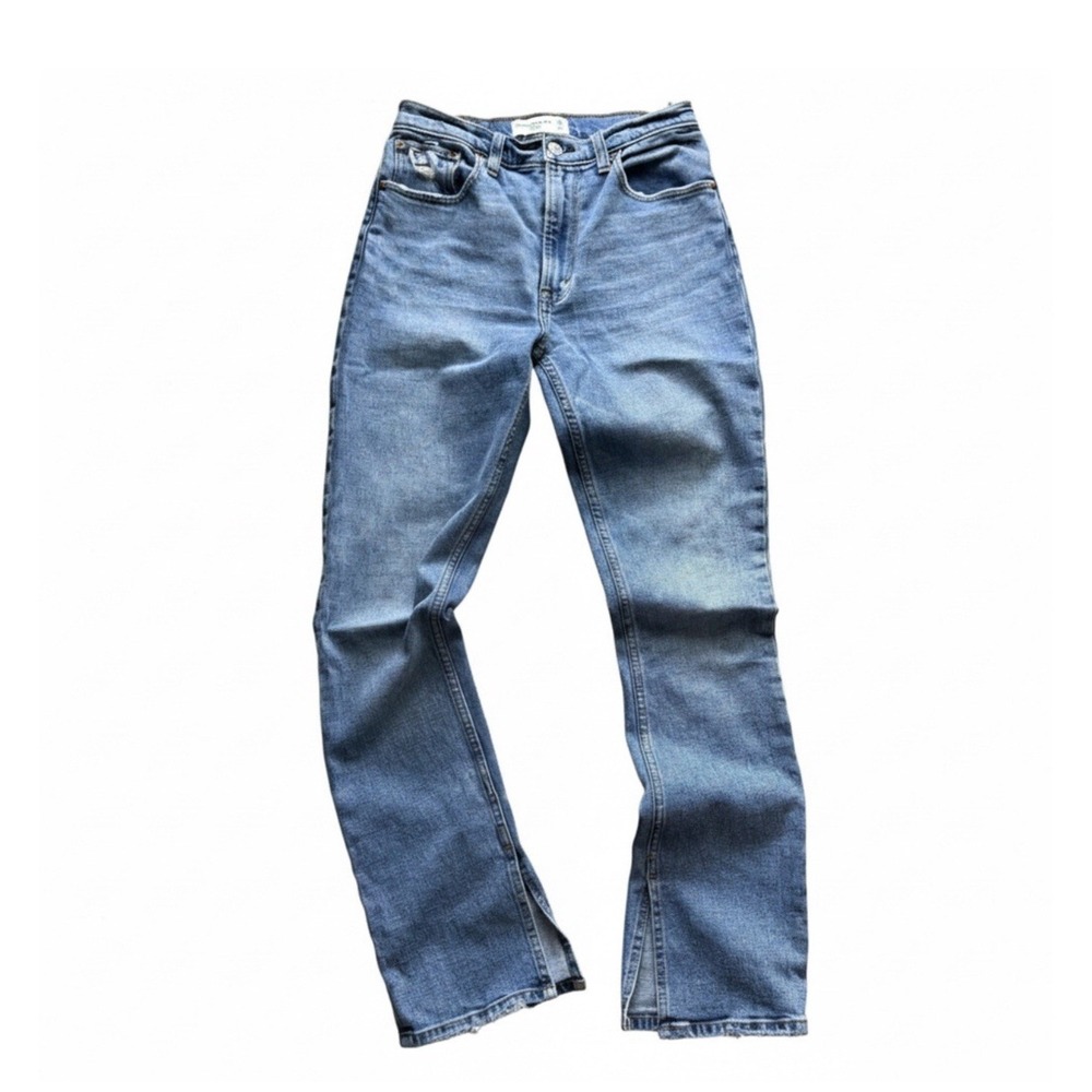 Abercrombie  & Fitch‎ Women's The Skinny Split Hem High Rise Size 26/2 Jeans